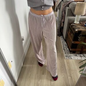 Victoria's Secret Metallic Silver Lounge Pants